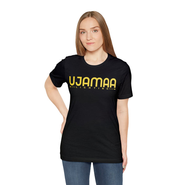 Ujamaa Tee (Word Logo - Gold)