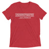 Motivational/Humor Series: Underestimated T-Shirt (Tri-Blend Soft) - Unisex