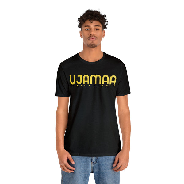 Ujamaa Tee (Word Logo - Gold)